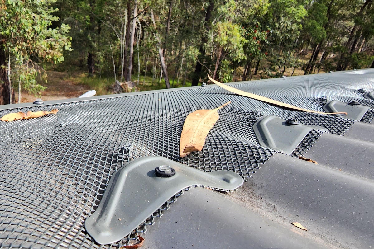 gutter guard close up