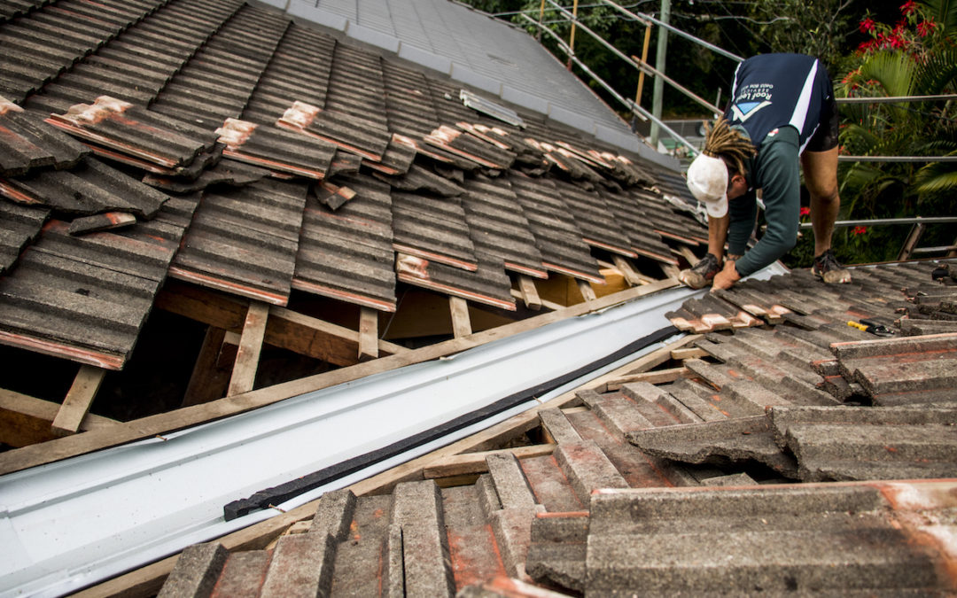 roof repairs team member