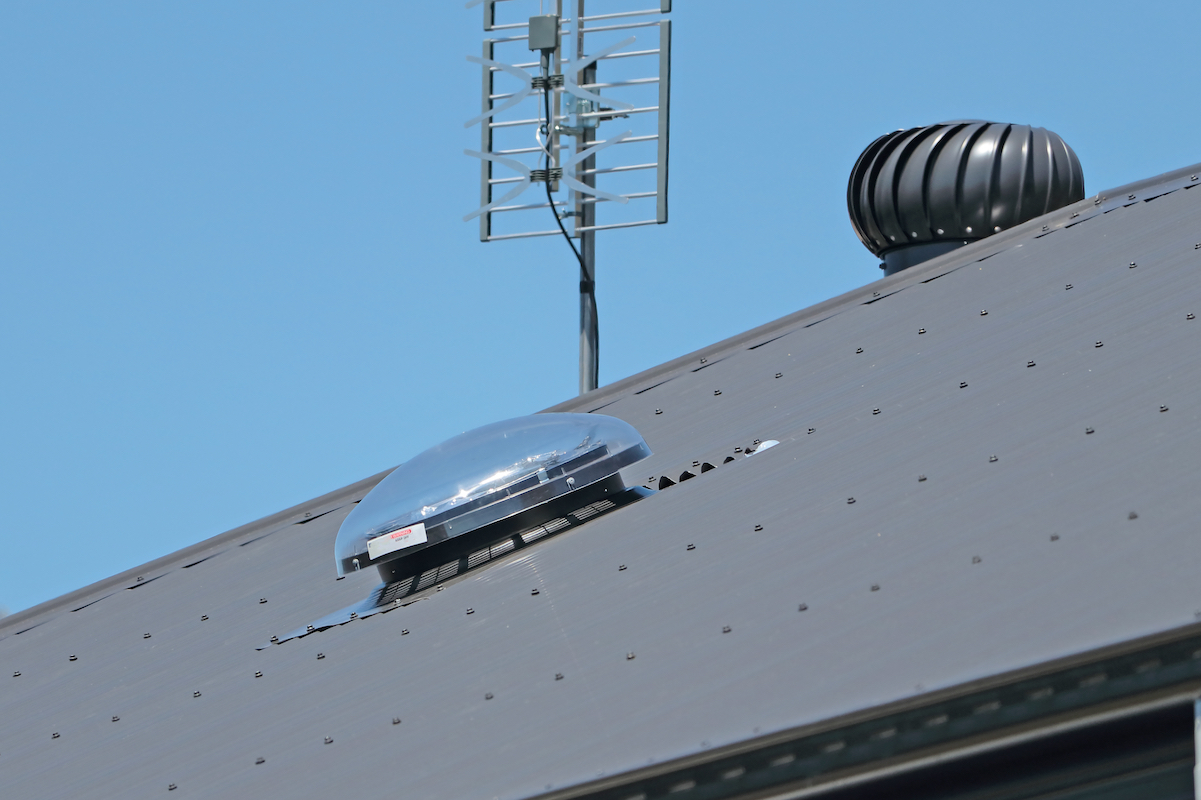 skylight installation dome